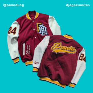 order pesan jaket varsity