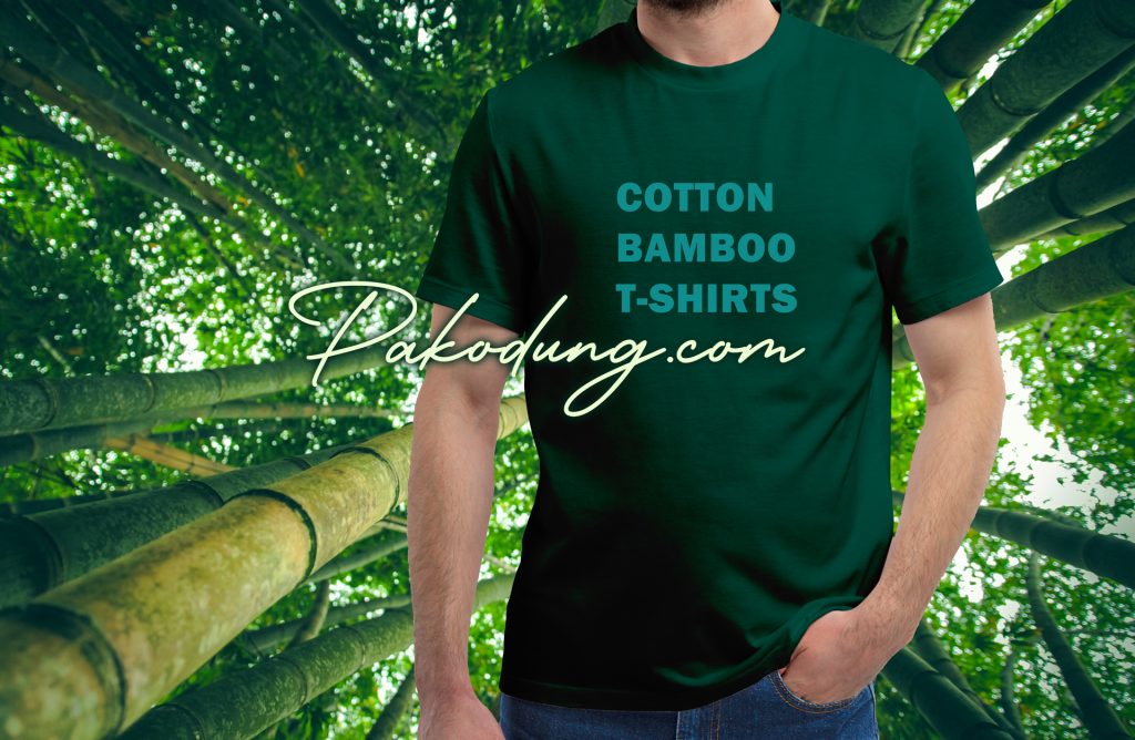 kaos katun bambu